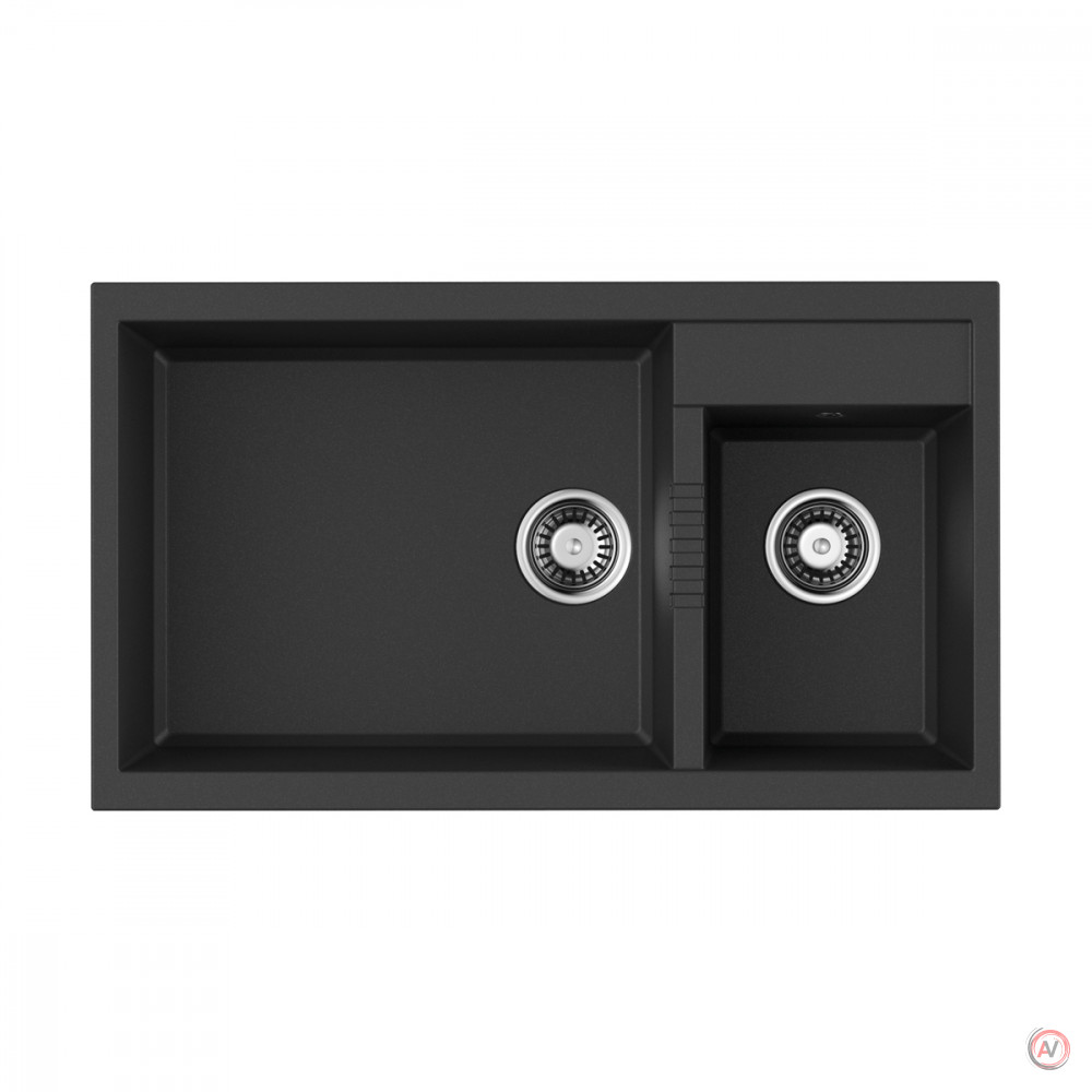 Omoikiri Tedori 86-2-LB-BL Tetogranit/черный
